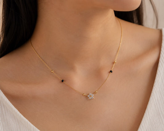 Flower mangalsutra