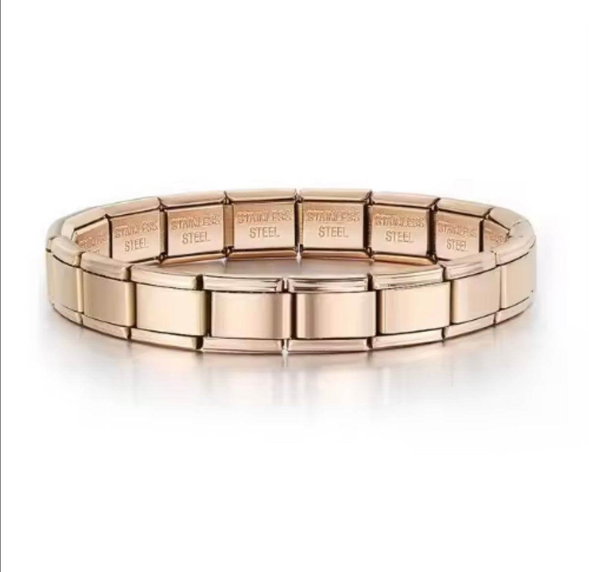 Italian Customized Charms Bracelet (Rose Gold)