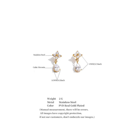 Diamond pearl Earrings
