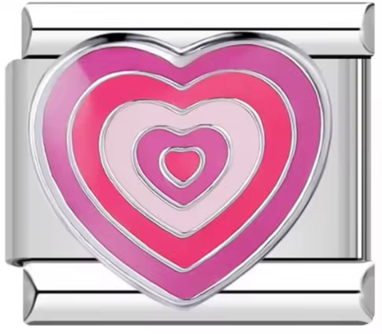 Pink heart charm