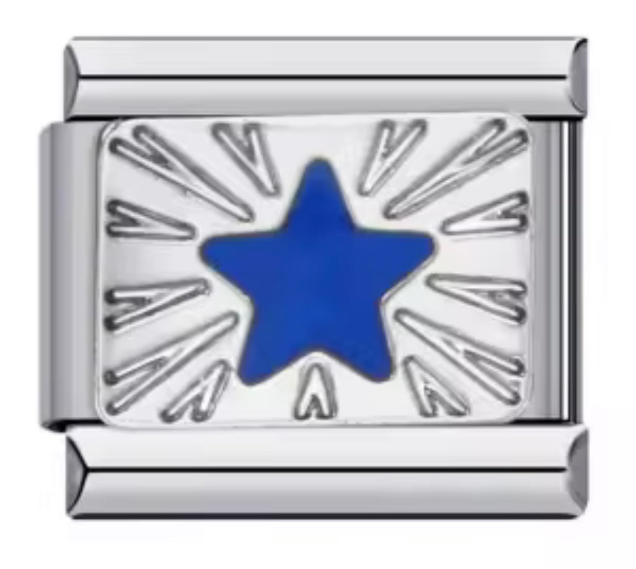 SilverBorder Star Charm