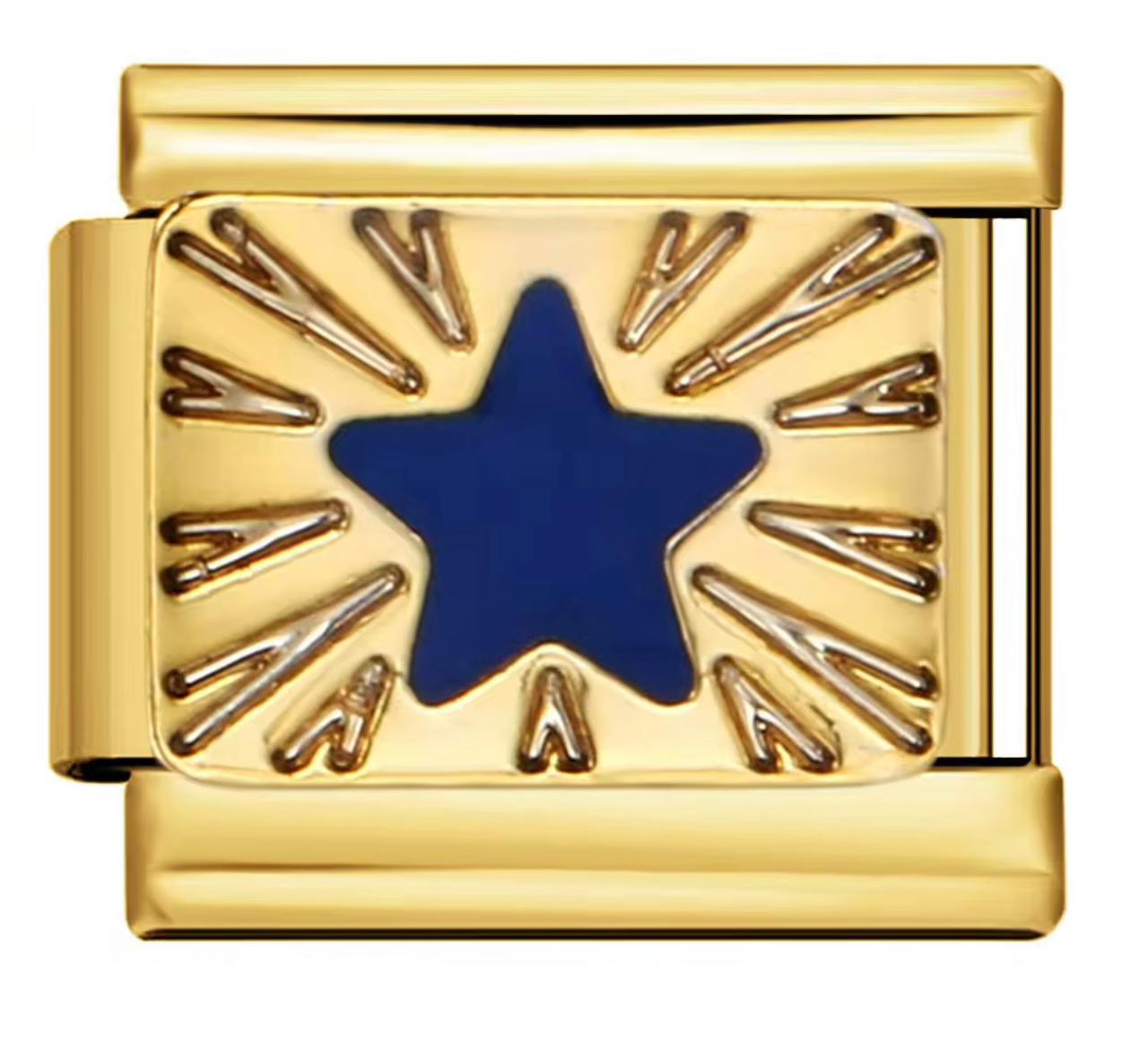 Blue Star charm