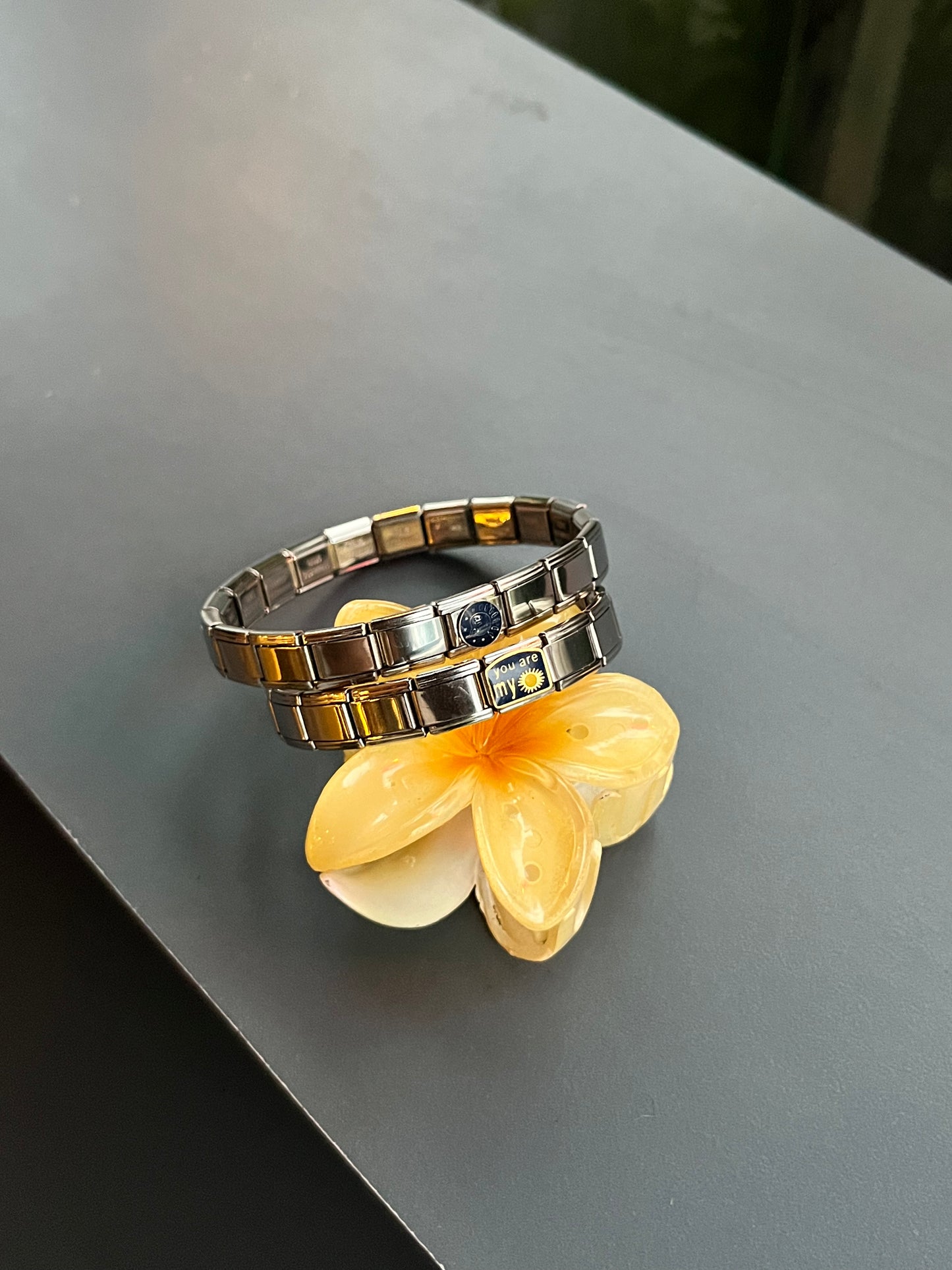 You are my sunshine couple bracelet (set of 2)