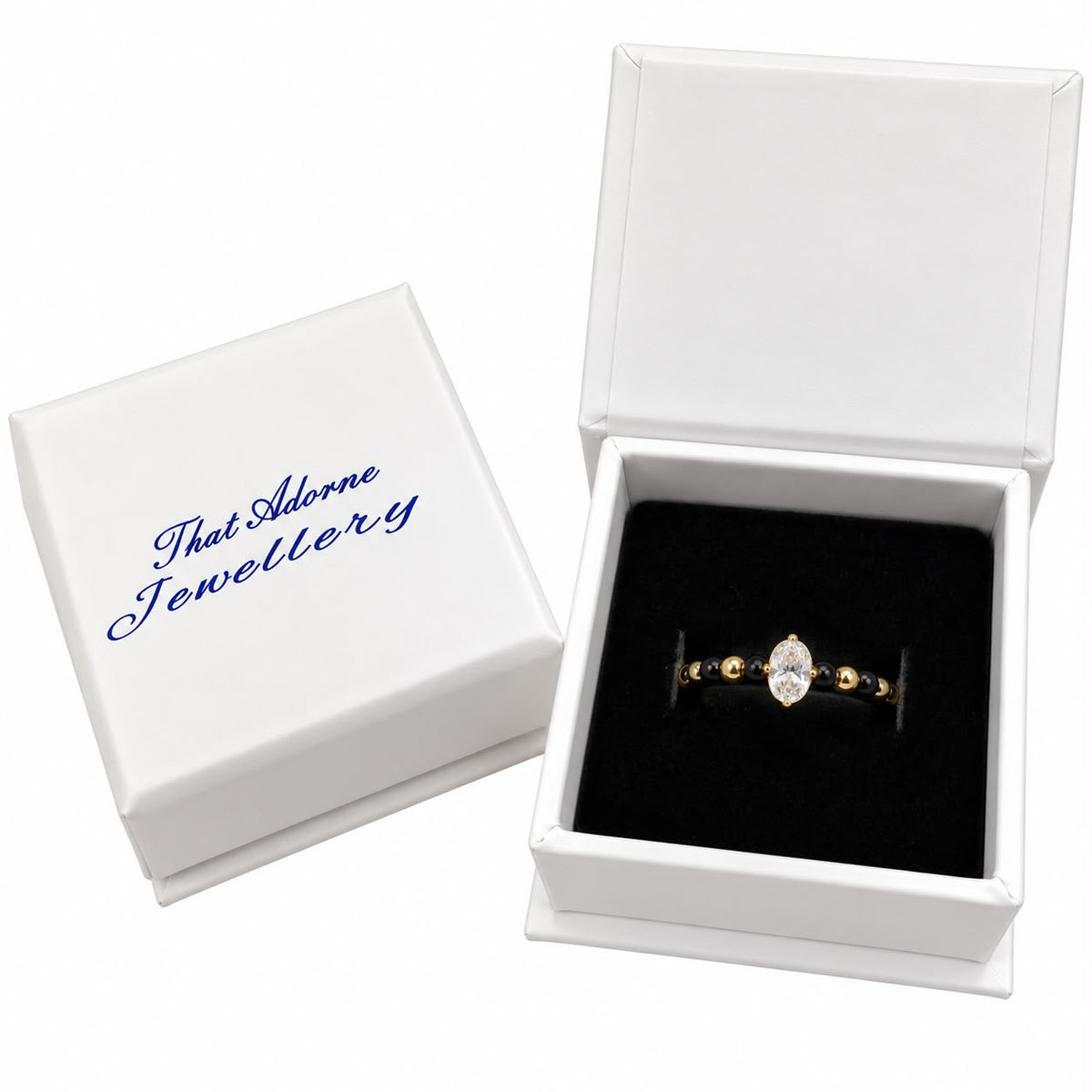 Oval mangalsutra ring