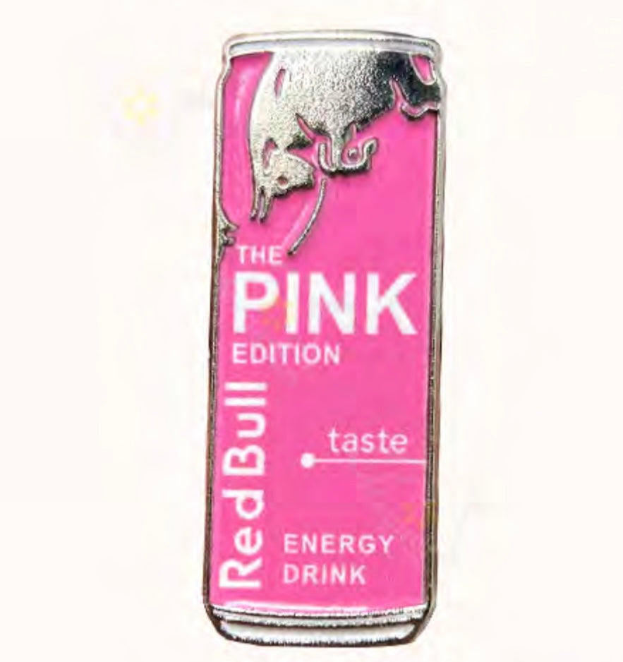 Pink Red Bull Badge
