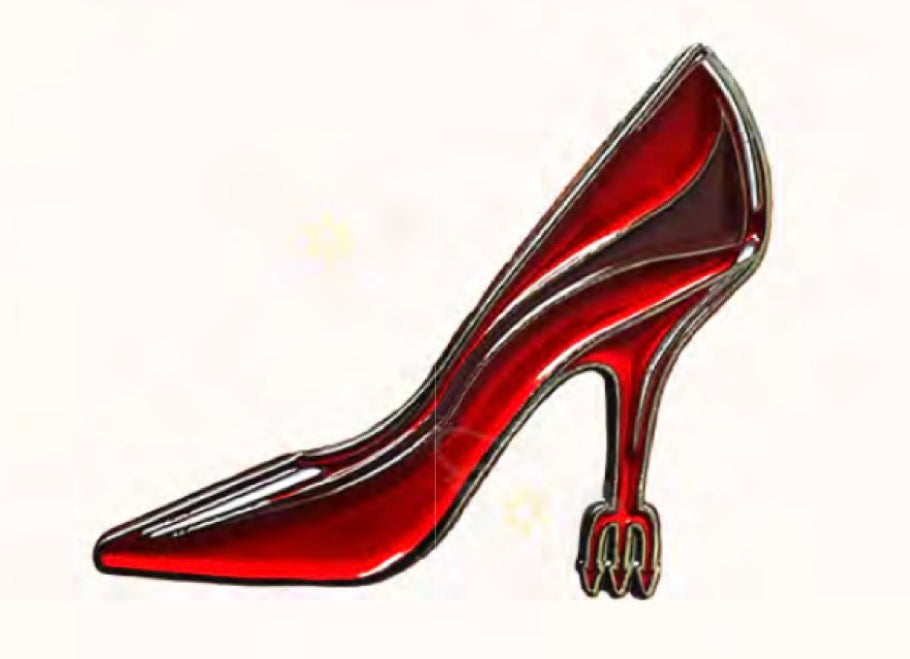 Red heel Badge