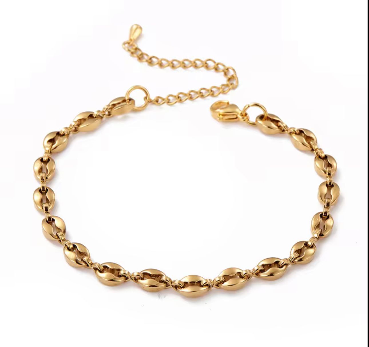 Mens coffee beans bracelet