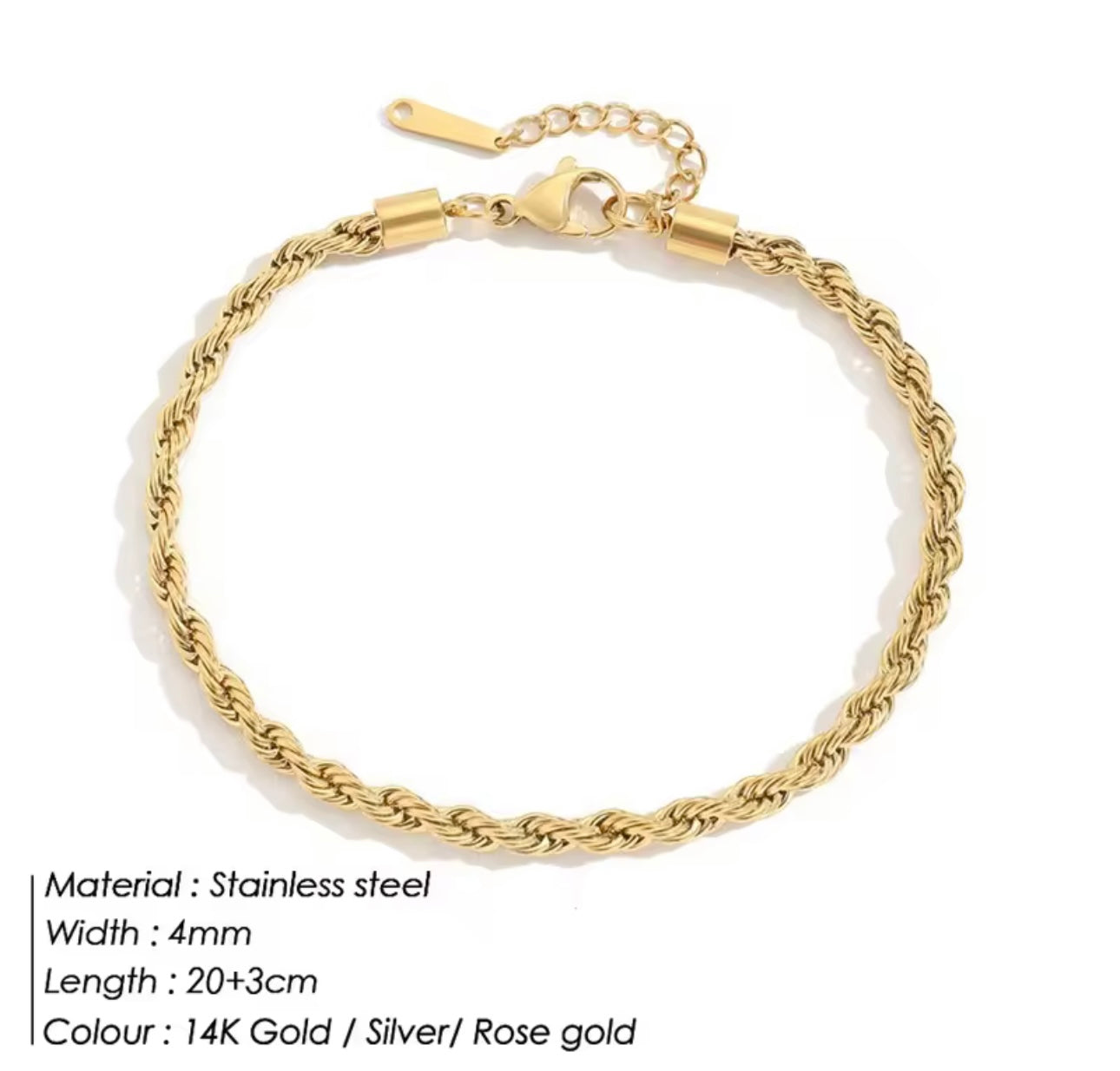 Rope Chain Bracelet