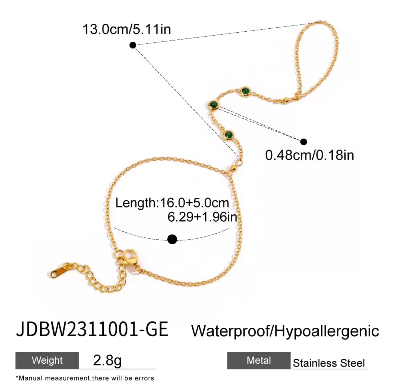 Chain Bracelet Embeded