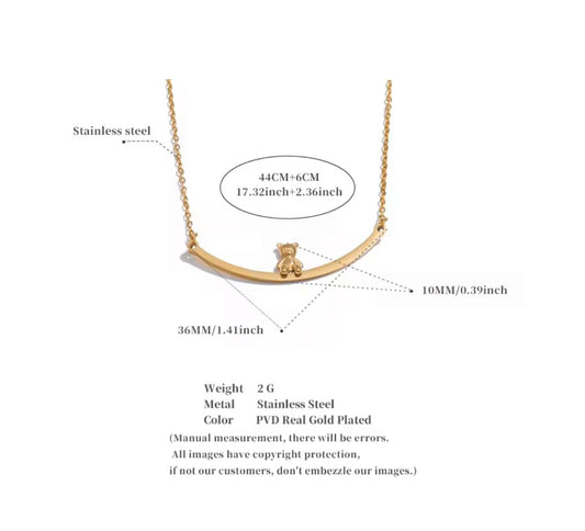 Teddy necklace