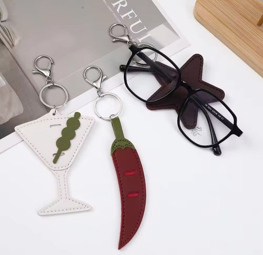 Mirchi sunglasses keychain
