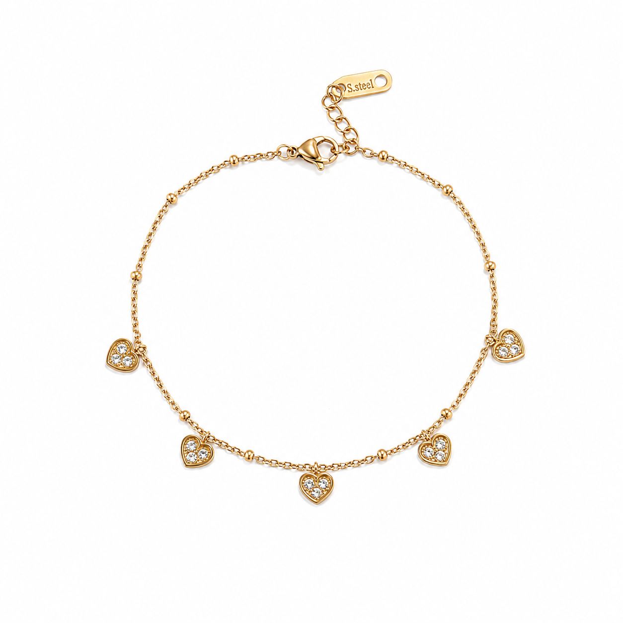 Cupid heart bracelet
