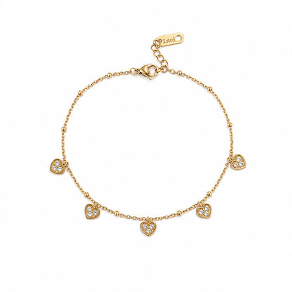 Cupid heart bracelet