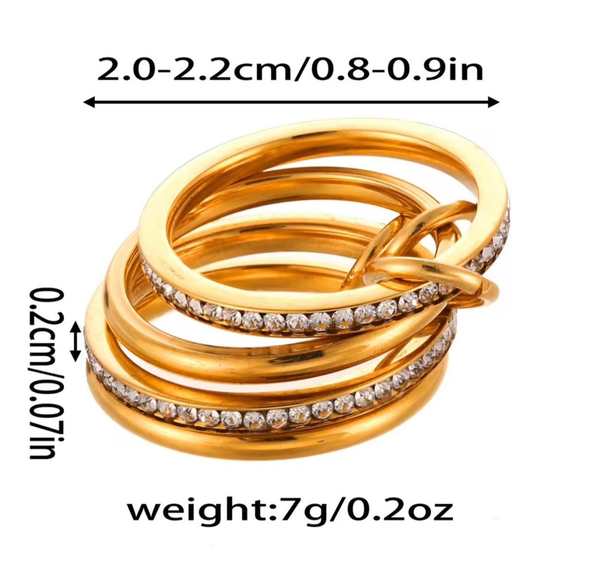 Mia Stack Ring