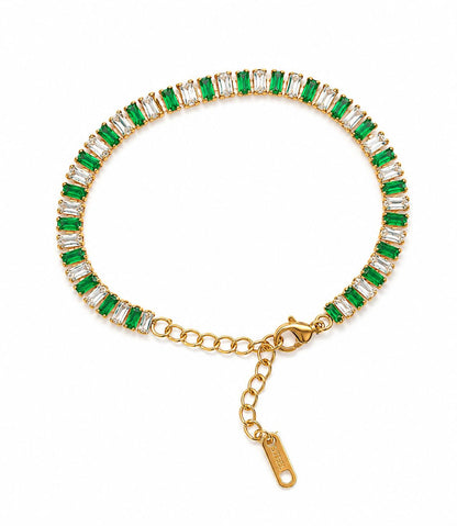 Emerald Dual tennis bracelet