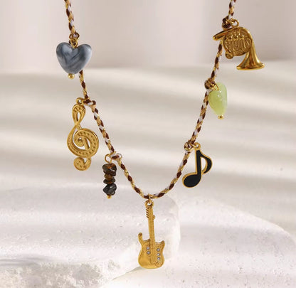 Music Rope necklace