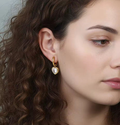 Noorani Heart Earrings
