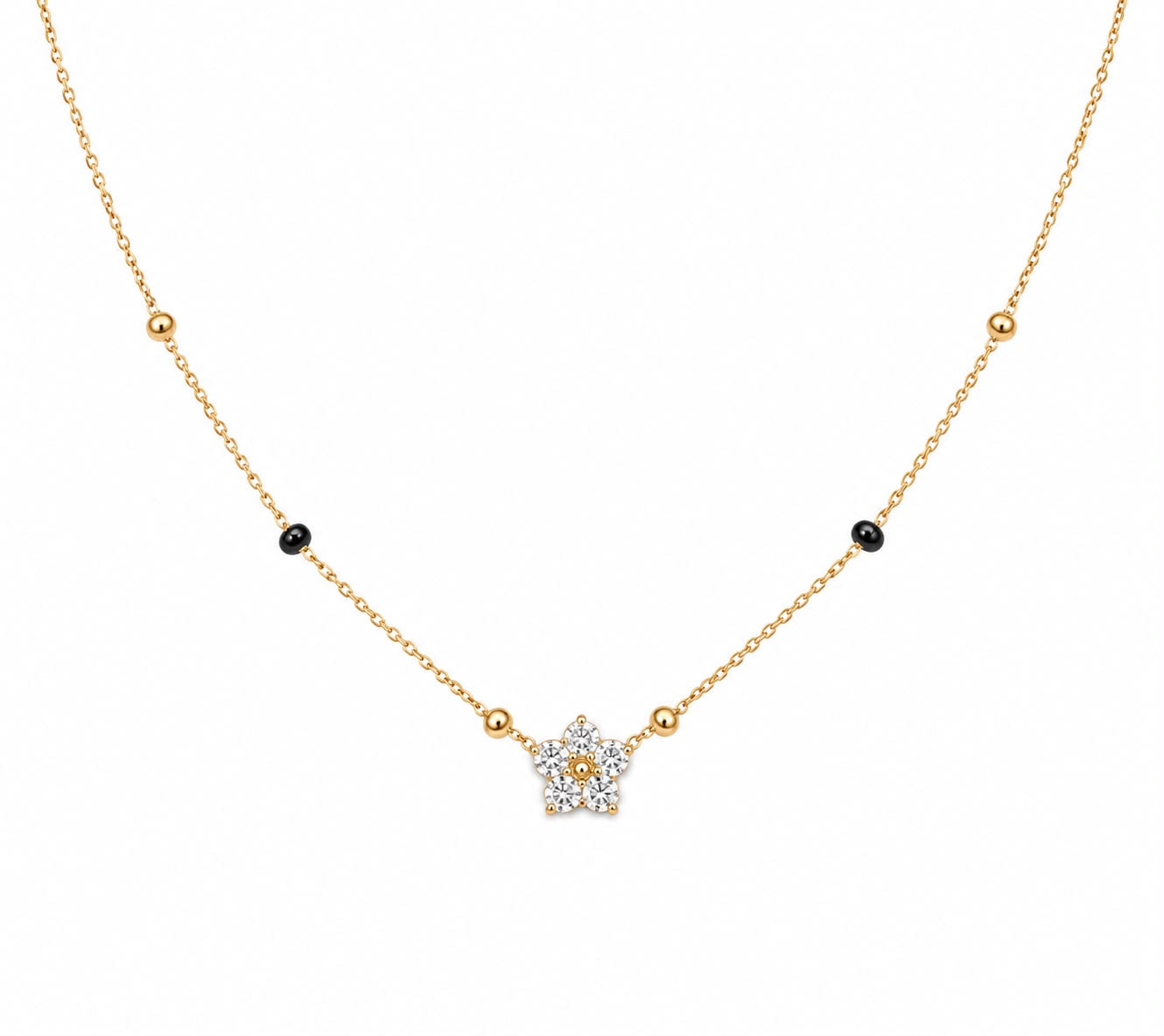 Flower mangalsutra
