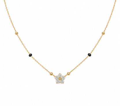 Flower mangalsutra