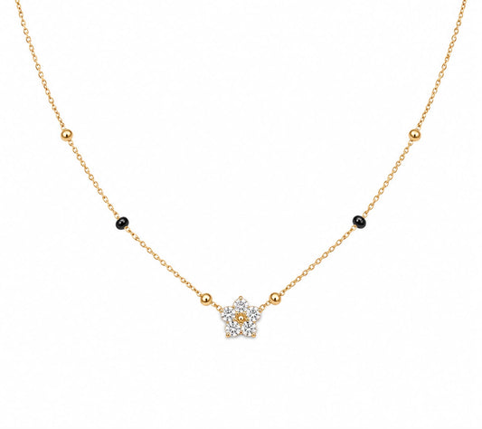 Flower mangalsutra