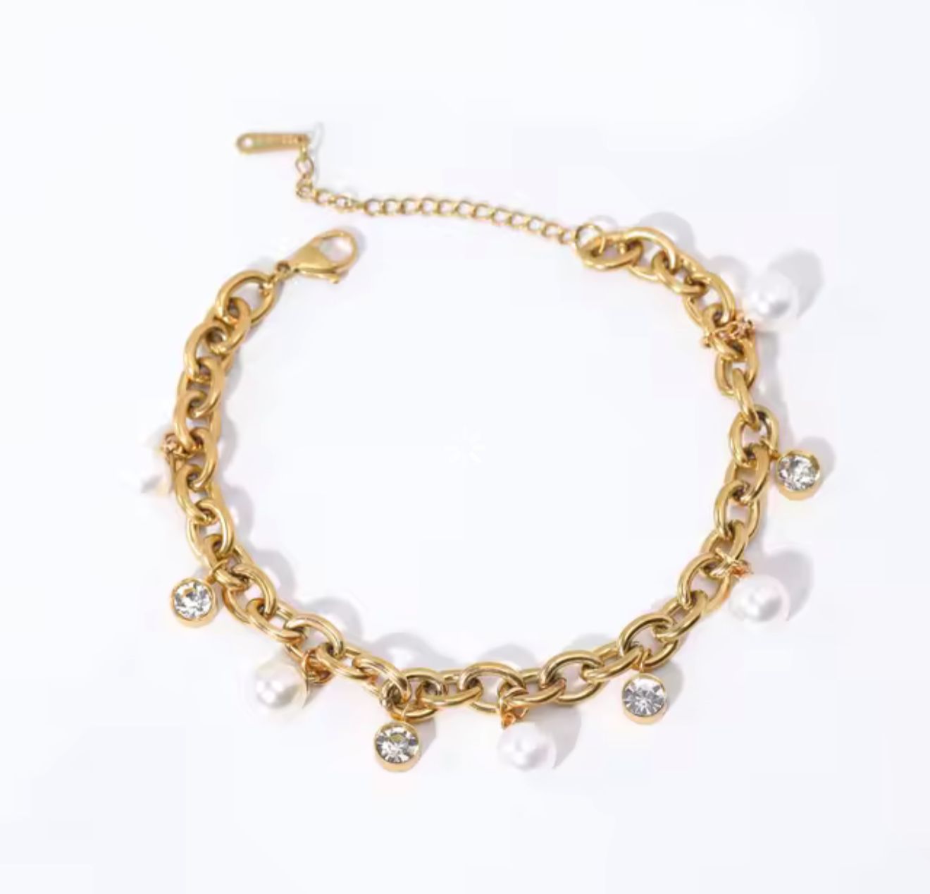 Pearl stone bracelet