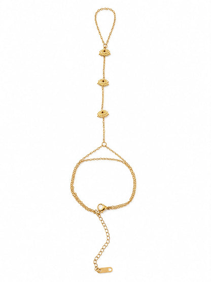 Evil eye hand chain