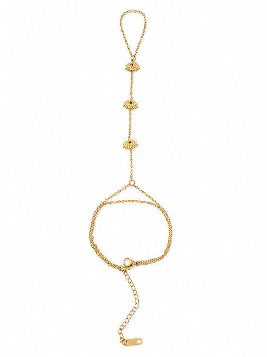 Evil eye hand chain