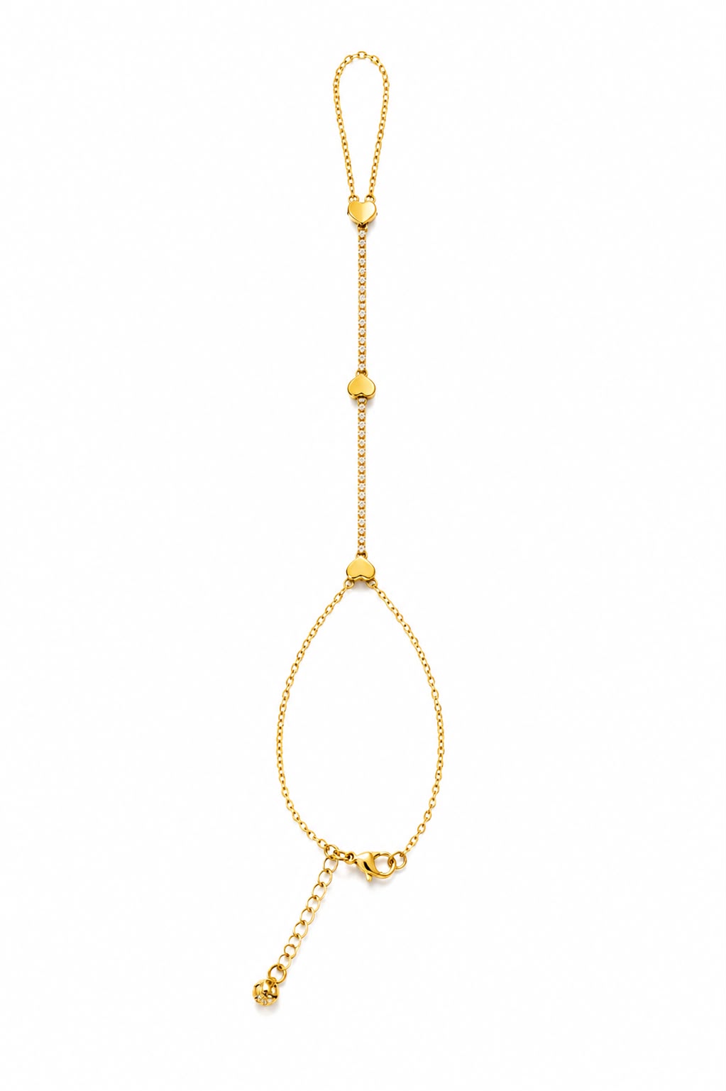 Tennis heart hand chain