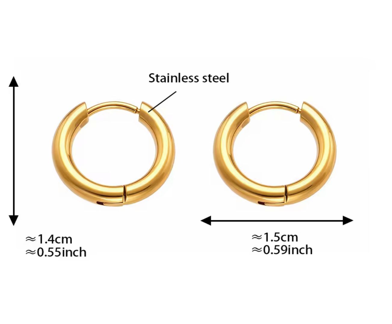 Classic Medium size Hoops