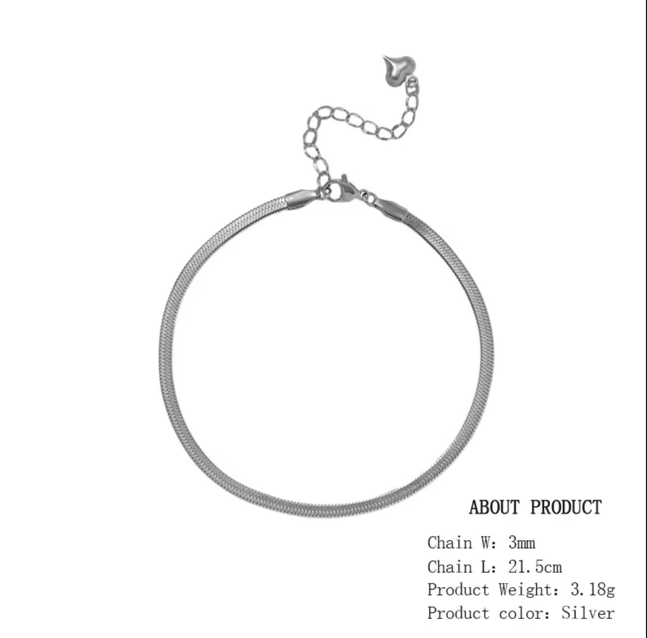 Snake chain Anklet