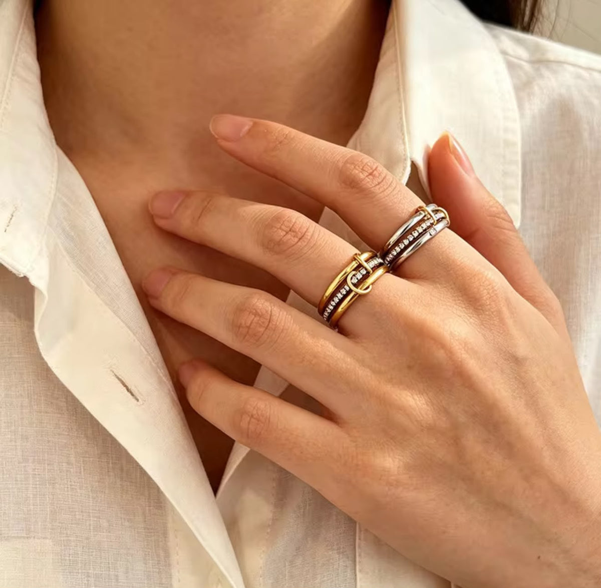 Sia Stack Ring