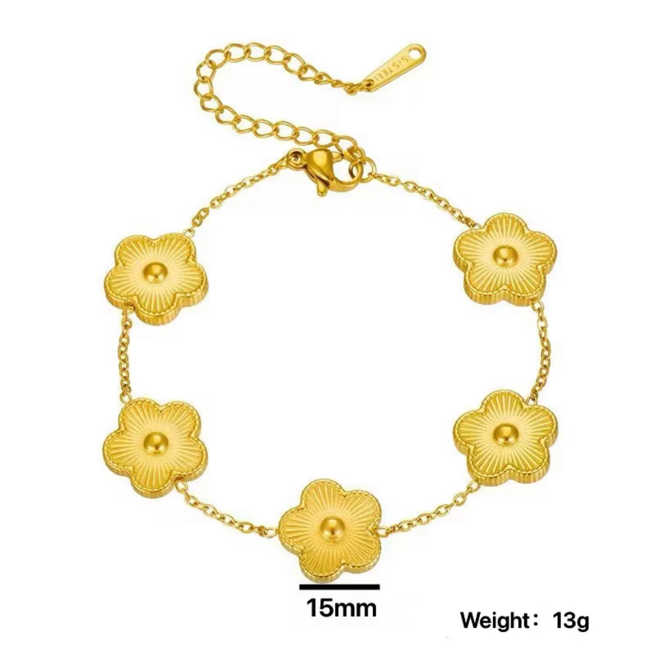 Golden Clover set of 4