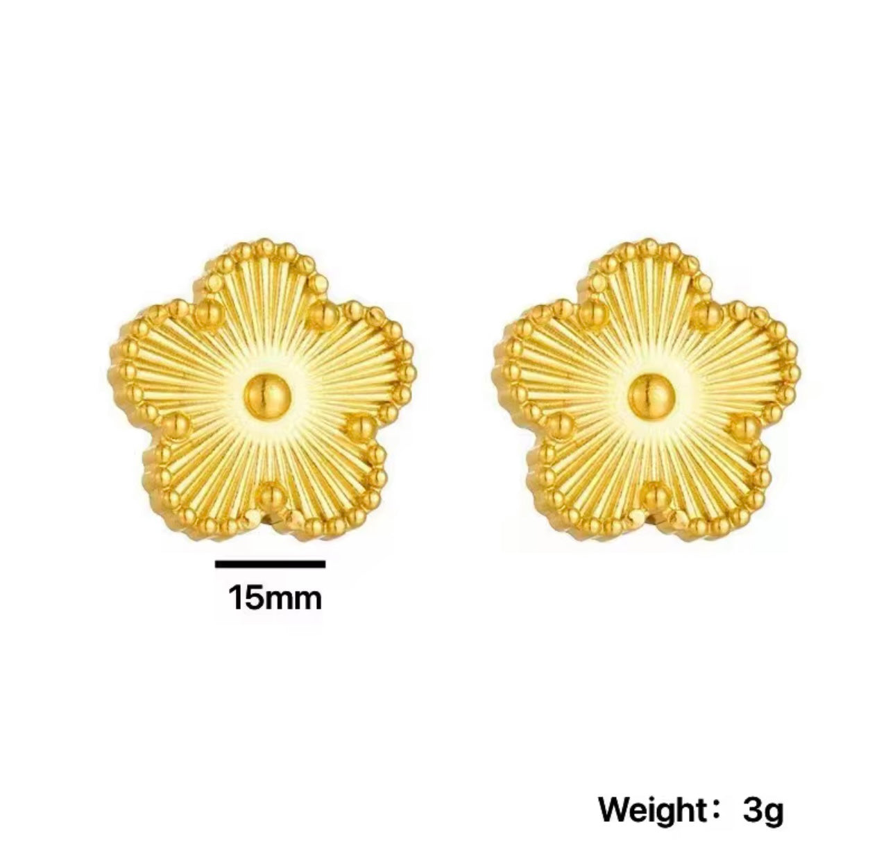 Golden Clover set of 4