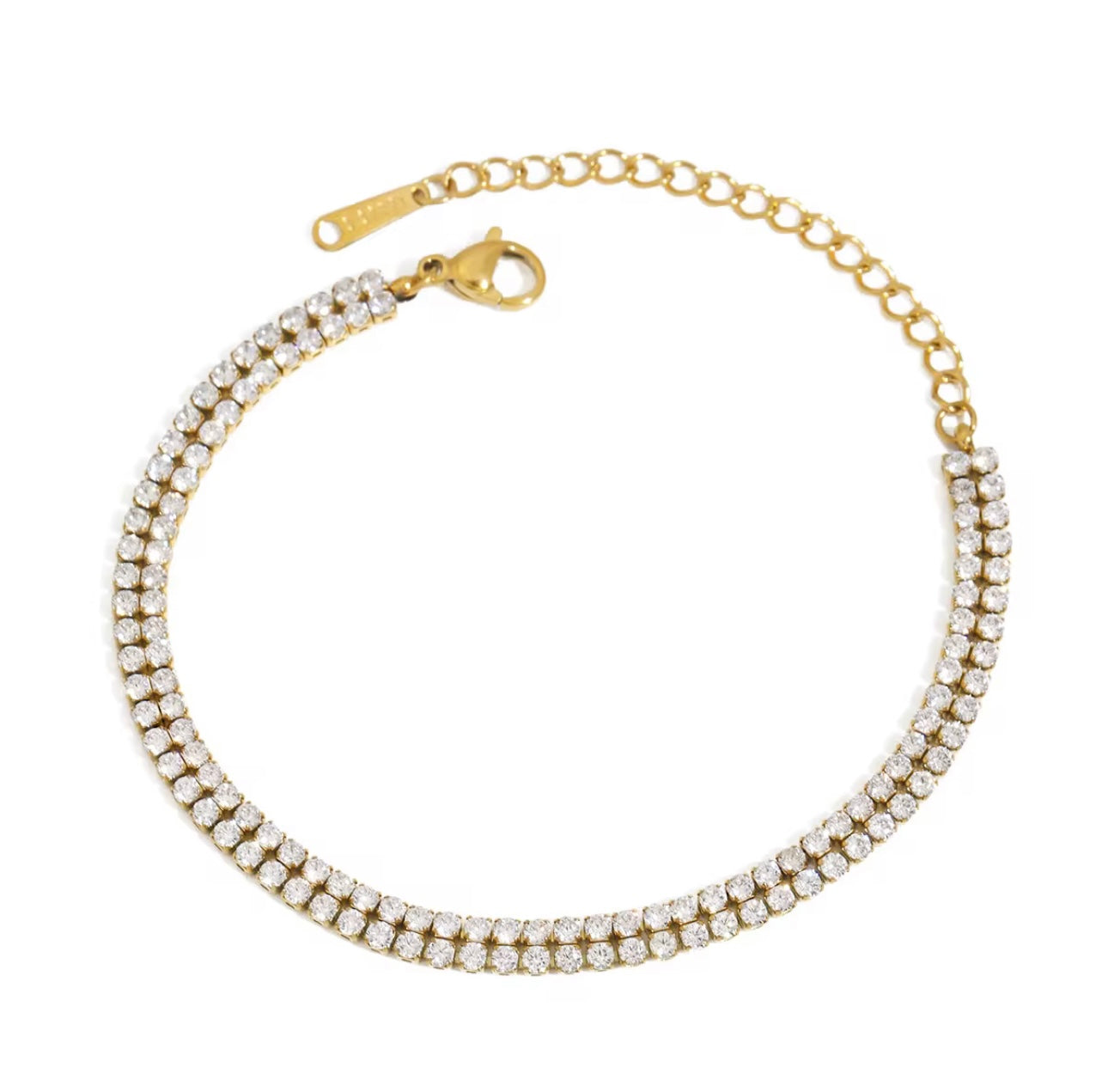 Encrusted Zircon tennis Bracelet