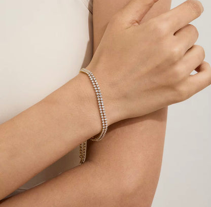 Encrusted Zircon tennis Bracelet