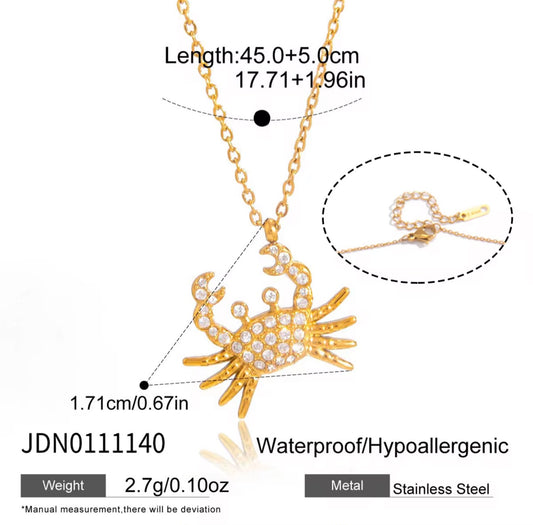 Golden Claw Necklace