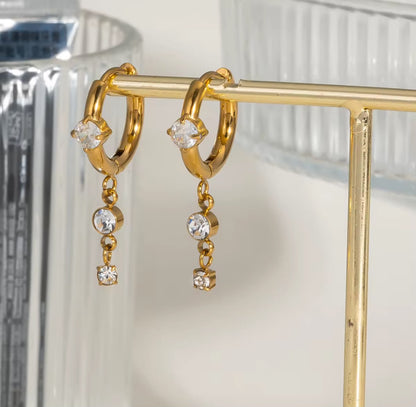 Dazzle Hoop Earrings