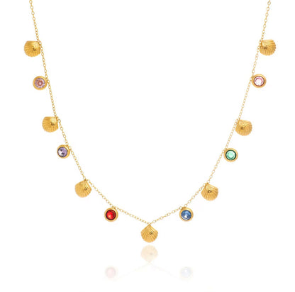 Shell Stone Necklace