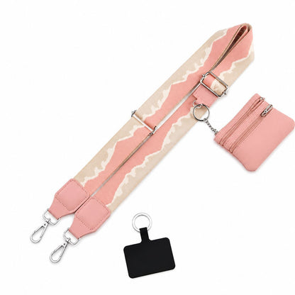 Blush bag phone strap