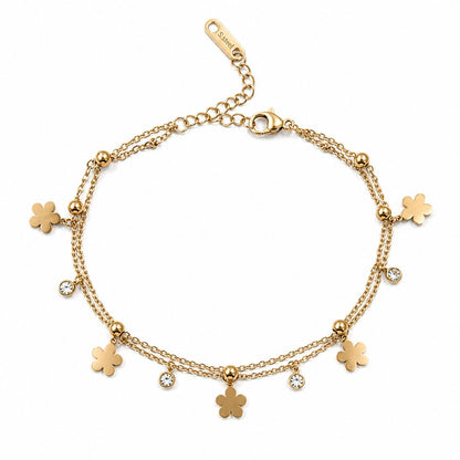 Layered flower Bracelet