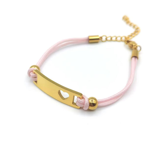 Pink Promise Engraveable bracelet