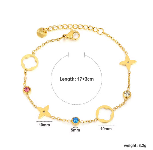 Cleef stone bracelet