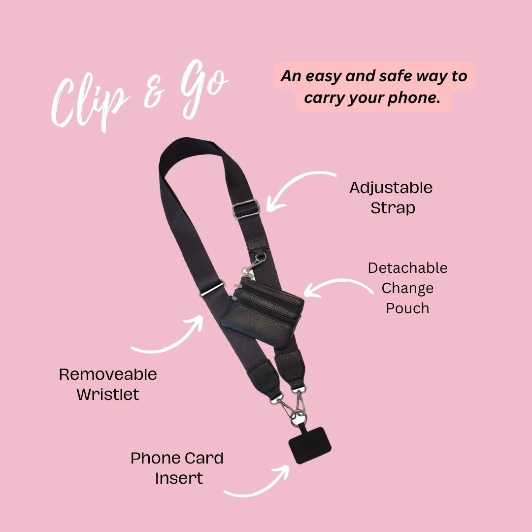 Classic Leather bag Phone strap