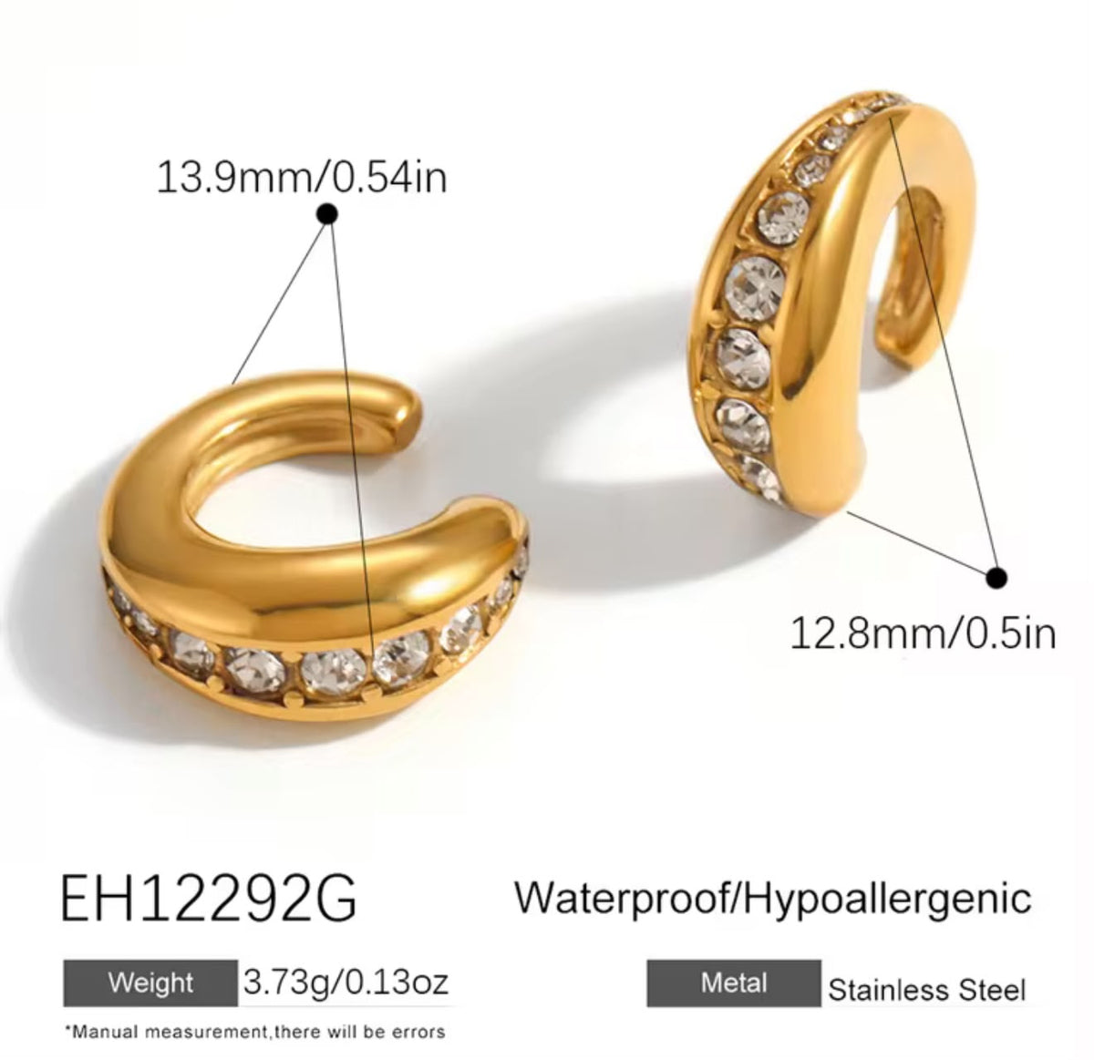 Celine ear cuff (in pair)
