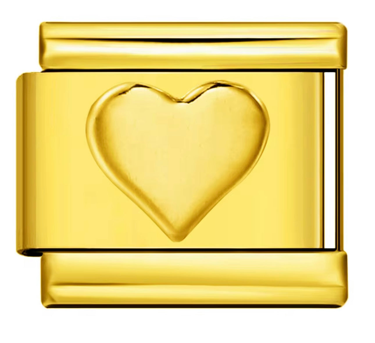 Golden heart Charm