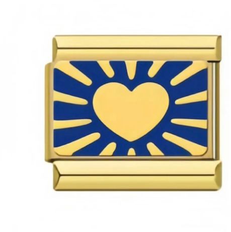 Golden heart charm