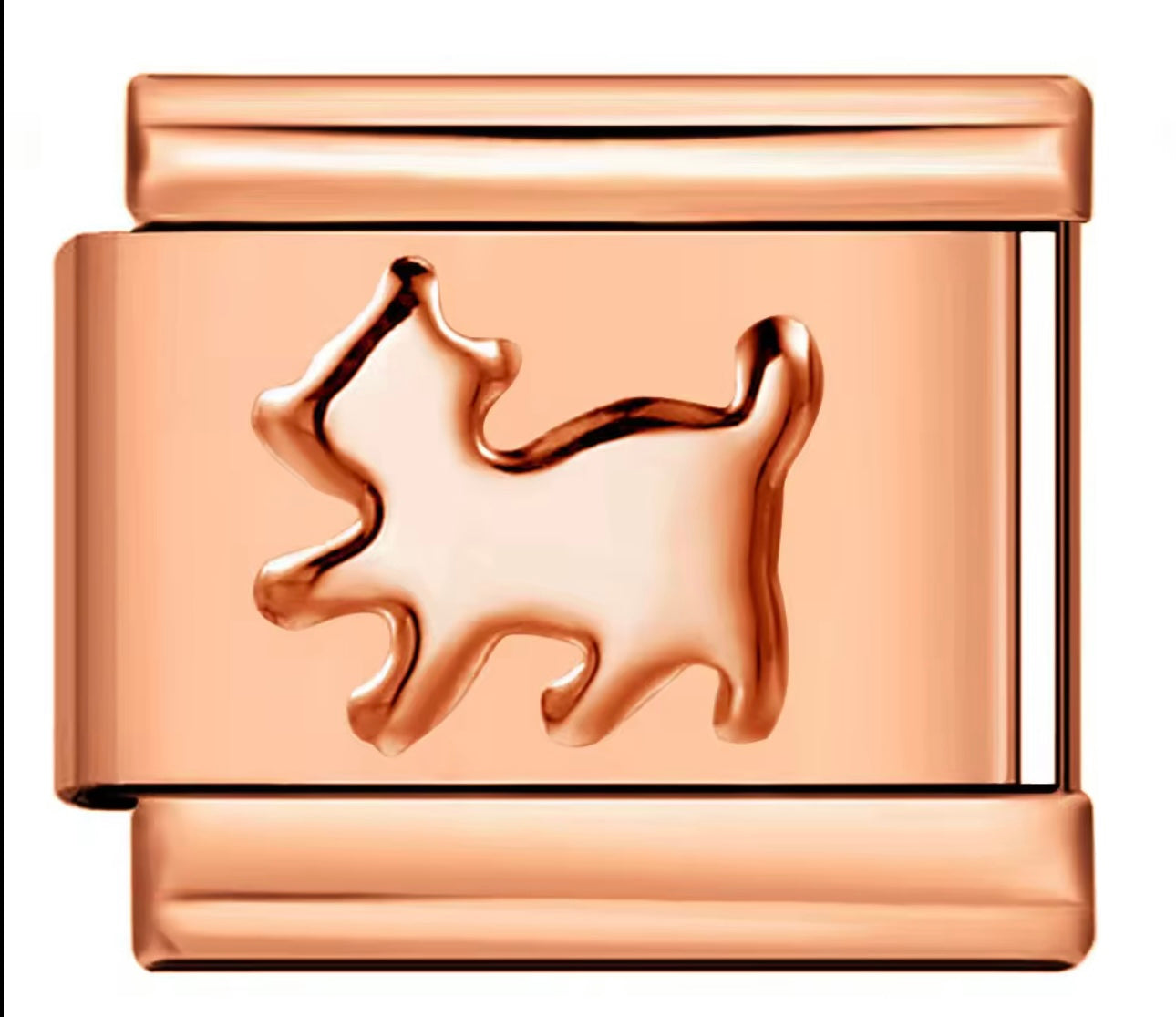 Cat  Rose gold  Charm