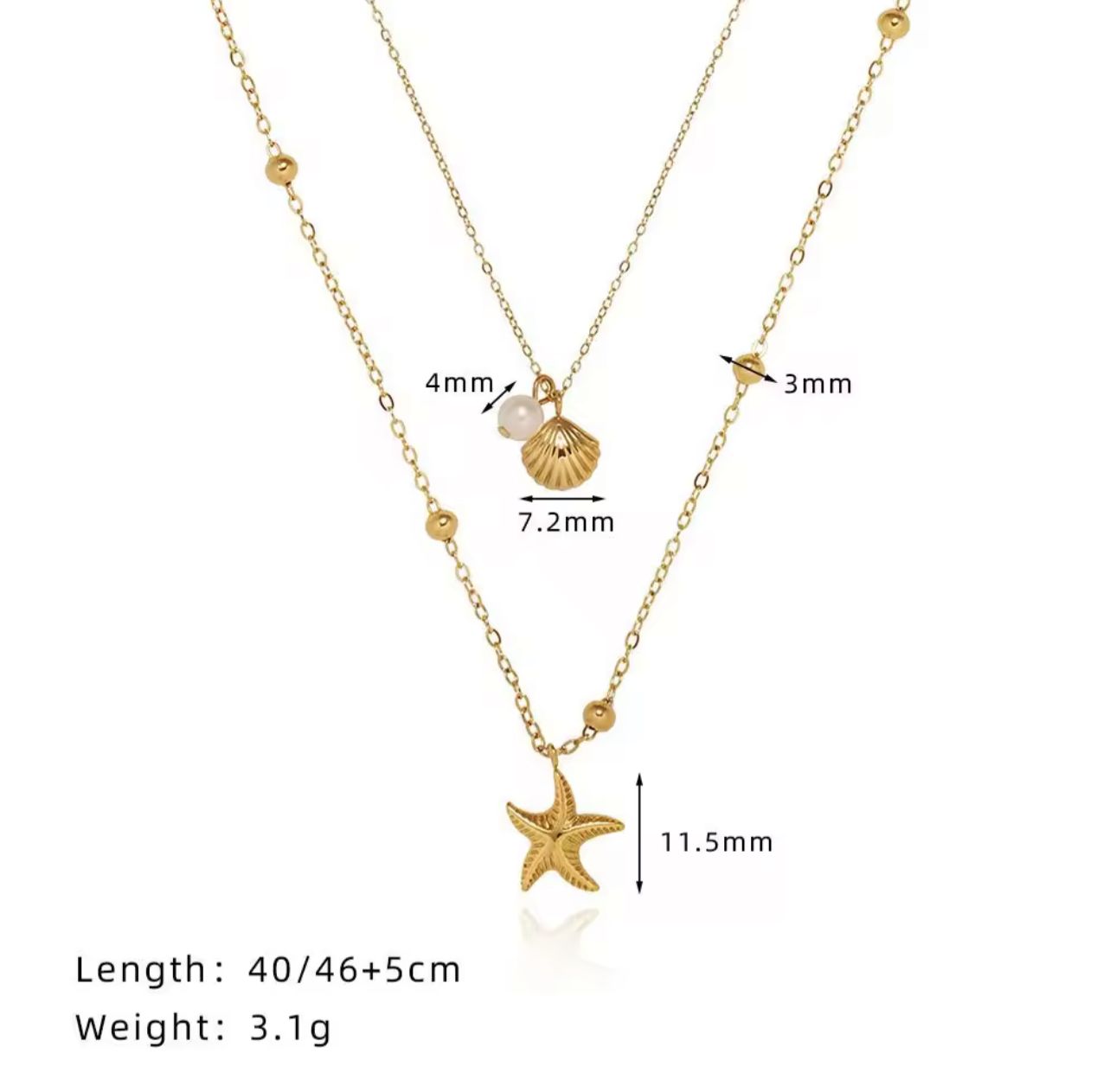 Zenith layer necklace