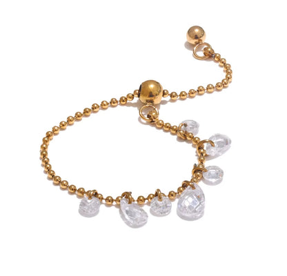 Water drop adjustable ring