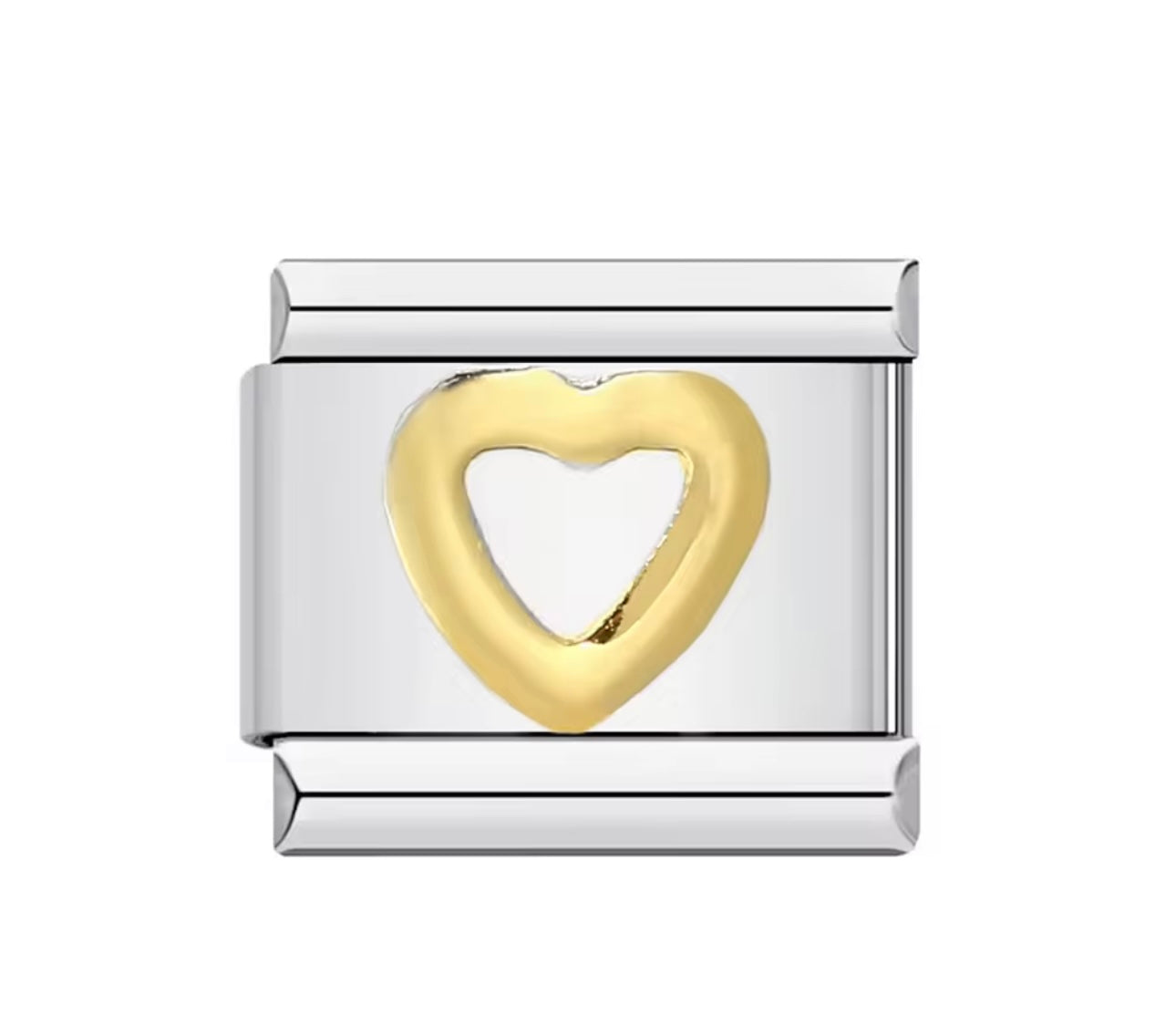 Golden Heart Charm(Hollow)